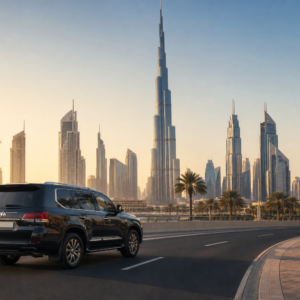 Dubai half-day city tour with skyline and luxury SUV